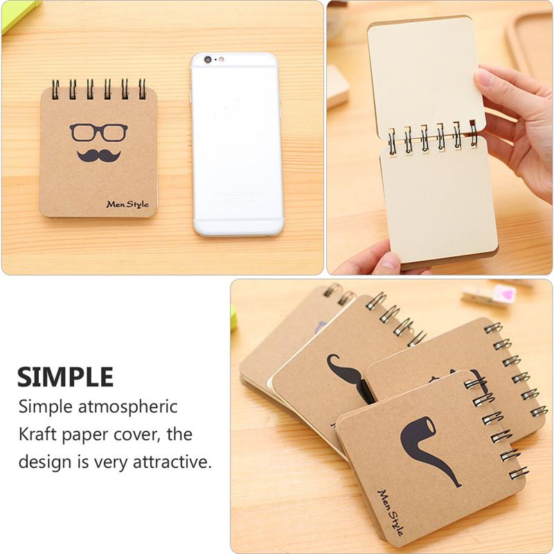 8pcs Portable Notebook Memo Pads Notebook Portable Notepad Pocket Book for Office School College Home