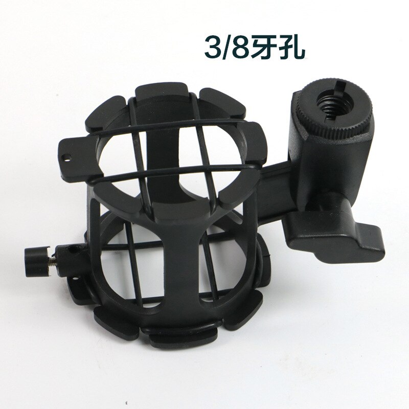 NB04 Bearable Handheld Condenser Microphone Shock Mount Clip Mic Holder Stand