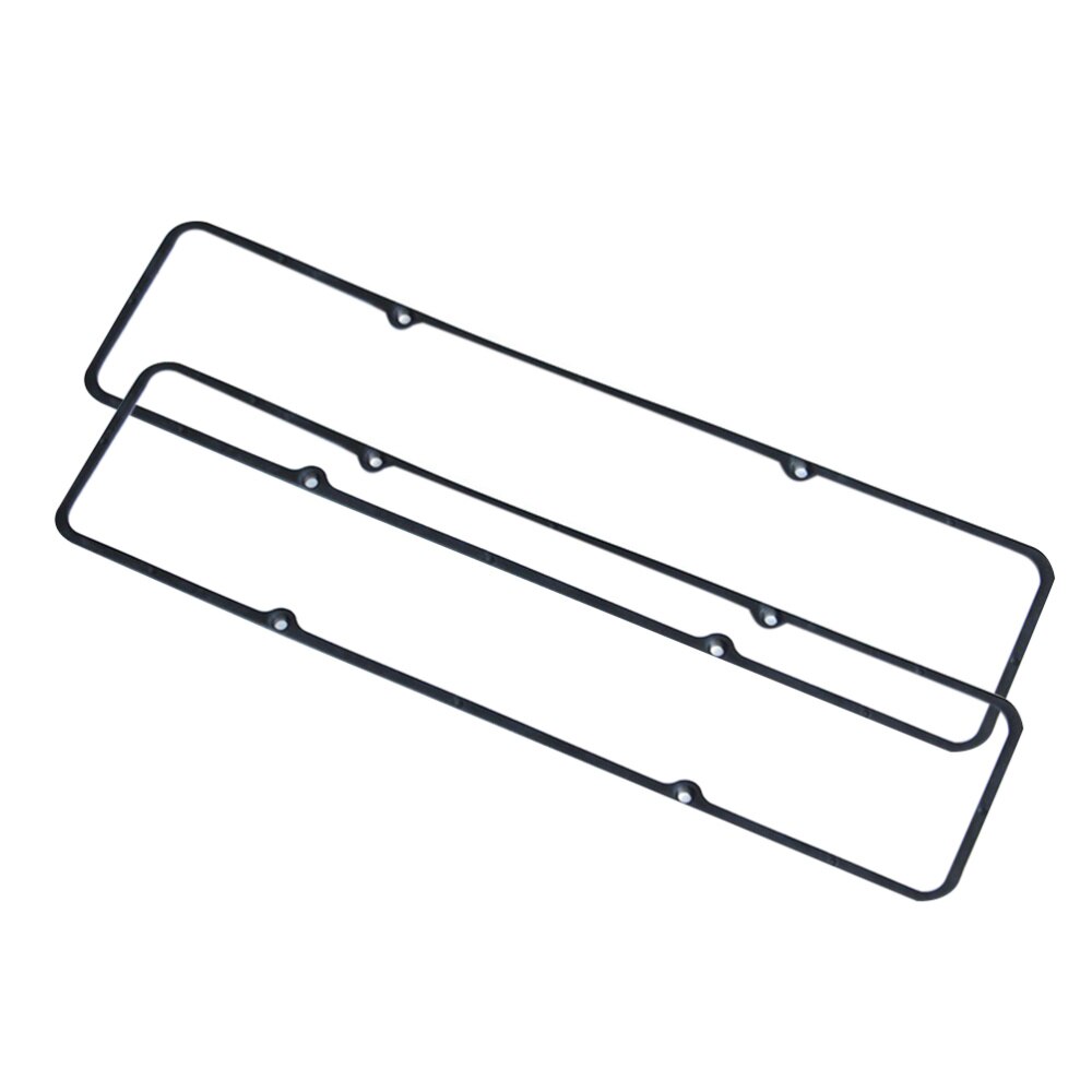 2PCS Engine Oil Pan Gasket Durable Rubber Steel Replacement Parts Oil Pan Gasket