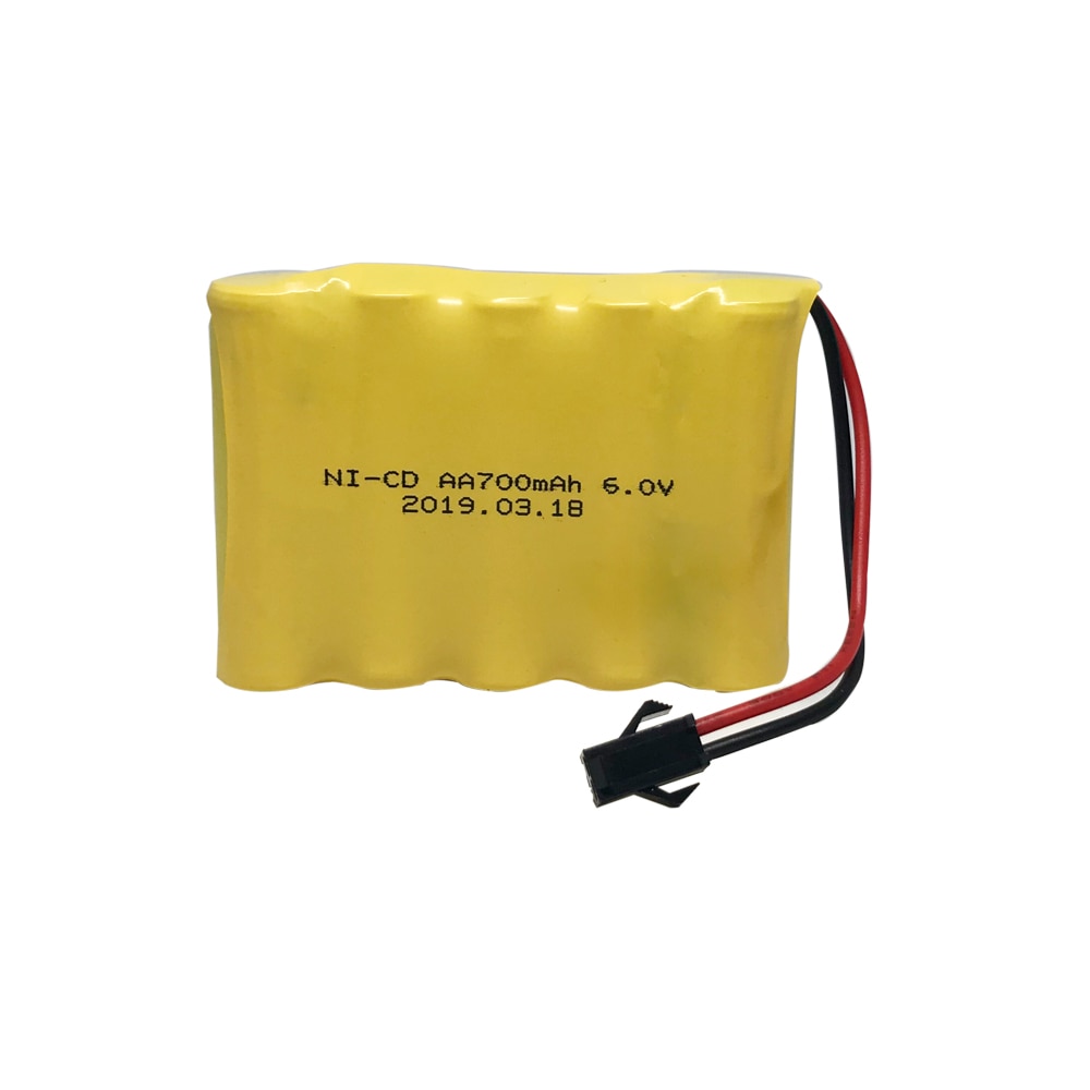 6v 700mah AA NI-CD M Battery for Electric toy RC car ship robot AA 6 v 700 mah Battery toy accessories
