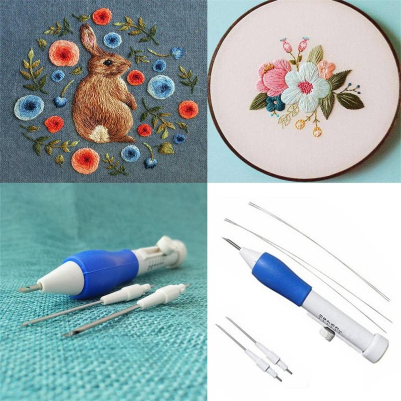 Magic Embroidery Pen Embroidery Needle Weaving Tool Fancy Accessories Home Convenience Tools Embroidery Pen#25