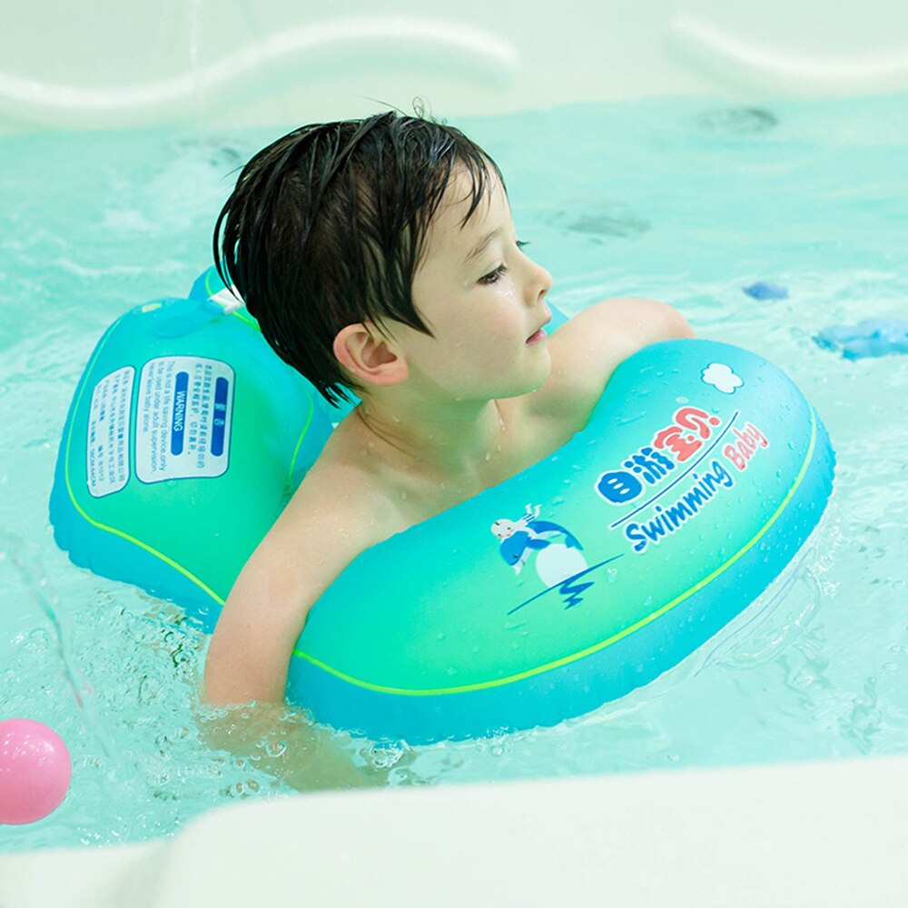 Svømning baby tilbehør cirkel til svømning u formet spædbarn armhule oppustelig ring pvc pool flyde