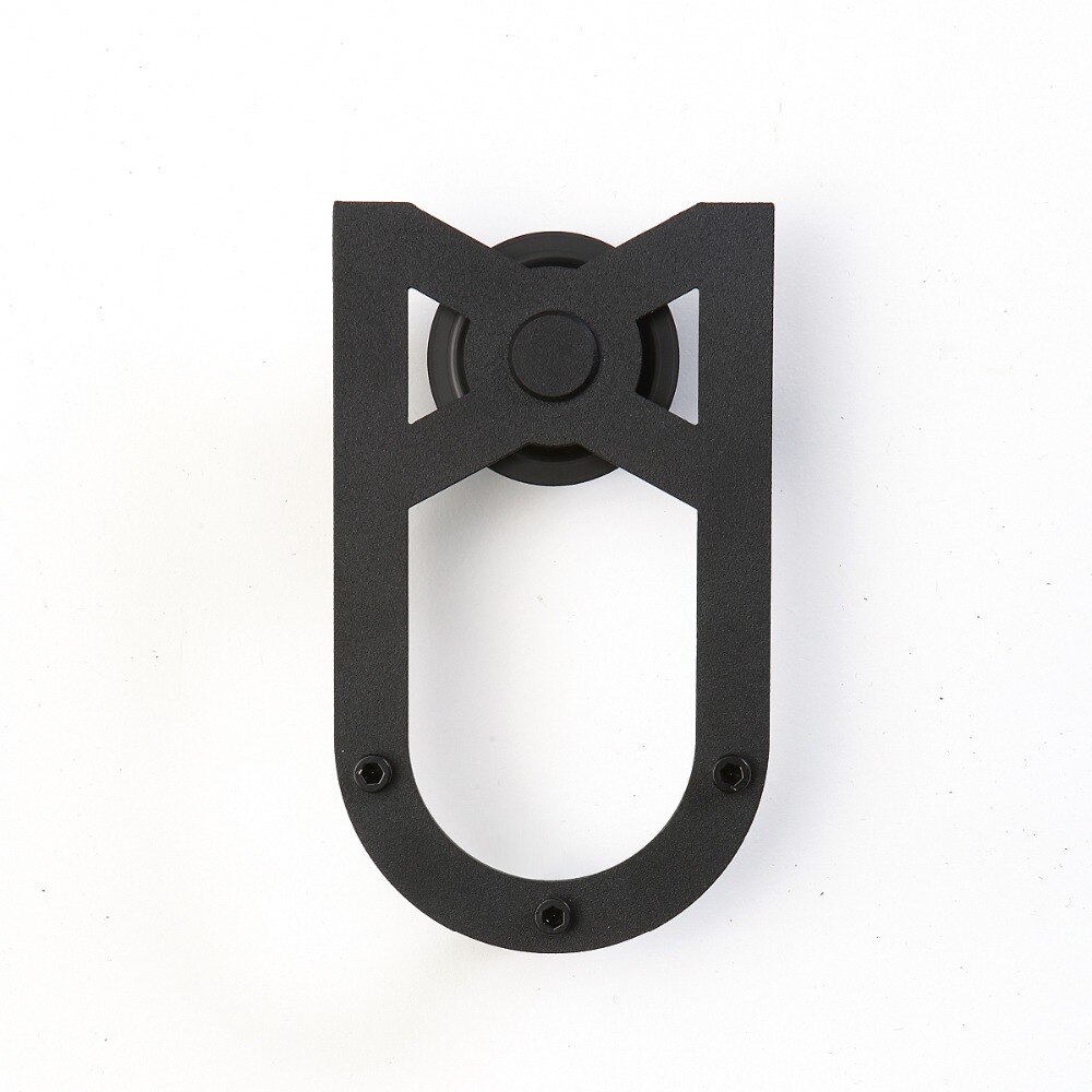 3,3 FT ECHT mini U förmigen einzigen hängenden roller schiebe barn door hardware für küche Bad schrank tür