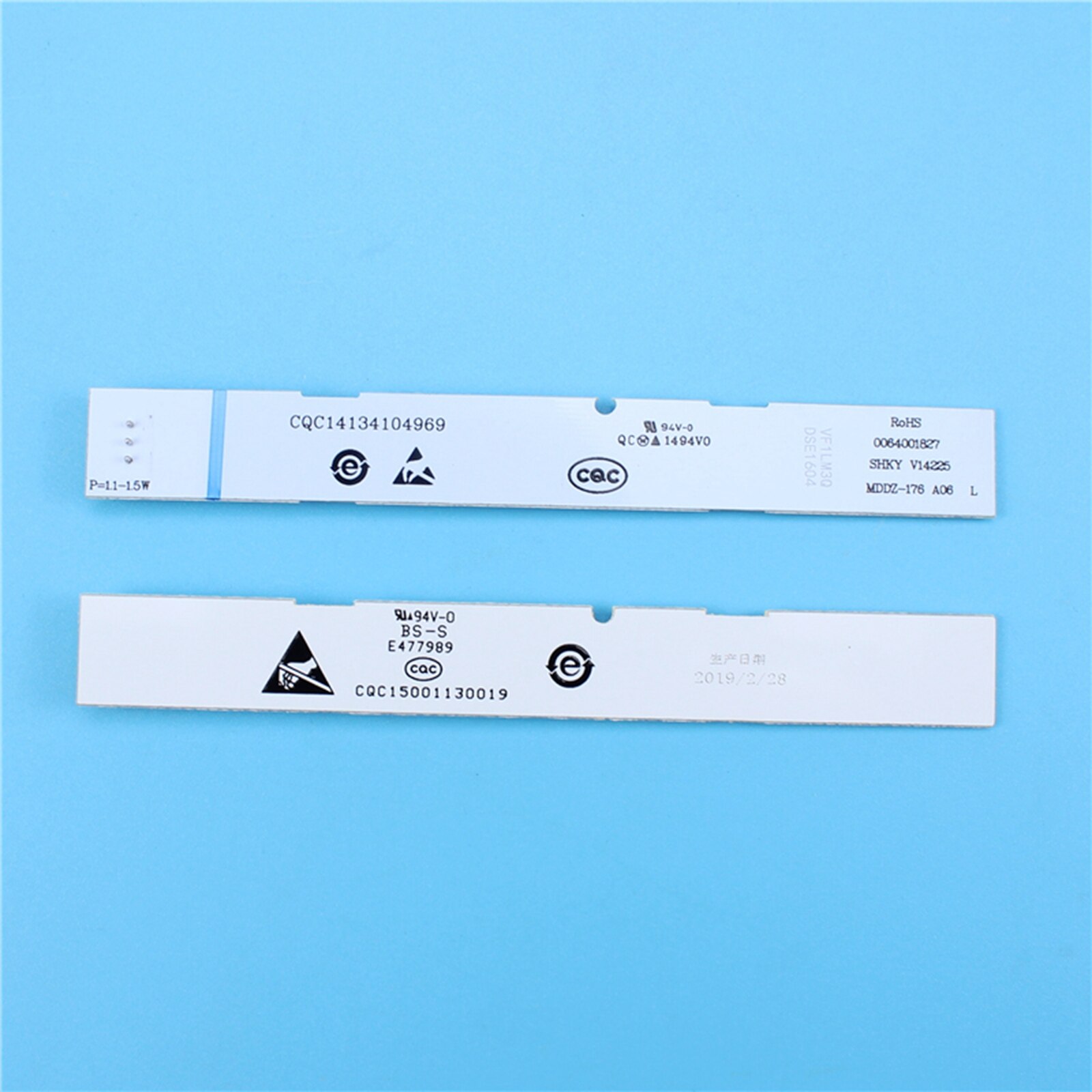 1Pcs Fridge LED Backlight strip lamp For Haier BCD-575WDBI 0064001827 Front-door Refrigerator freezer LED Lamp Bar Accessories