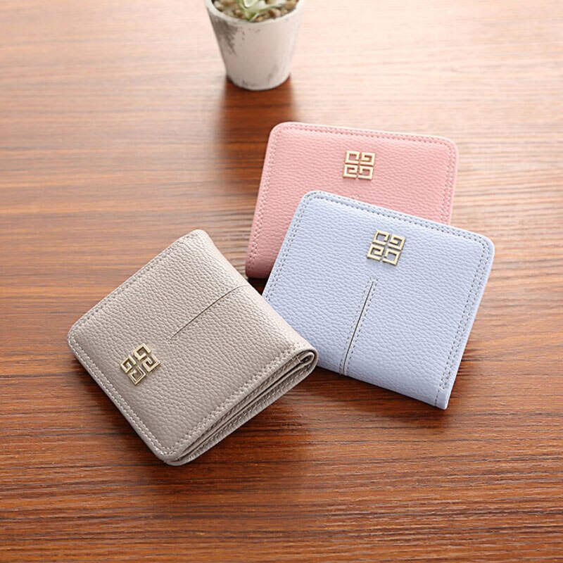 Neue Leder Frauen Brieftasche Haspe Kleine und Dünne Münze Tasche Geldbörse Frauen Brieftaschen Karten Halfter Luxus Brieftaschen Geldbörse