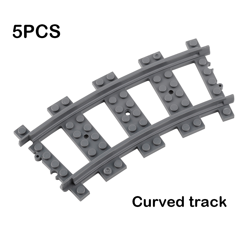 Train Accessories Technical Parts Multi Power Functions Tool Train Base Plate Train Track Motor PF Model Sets Building Blocks: DEEP BLUE