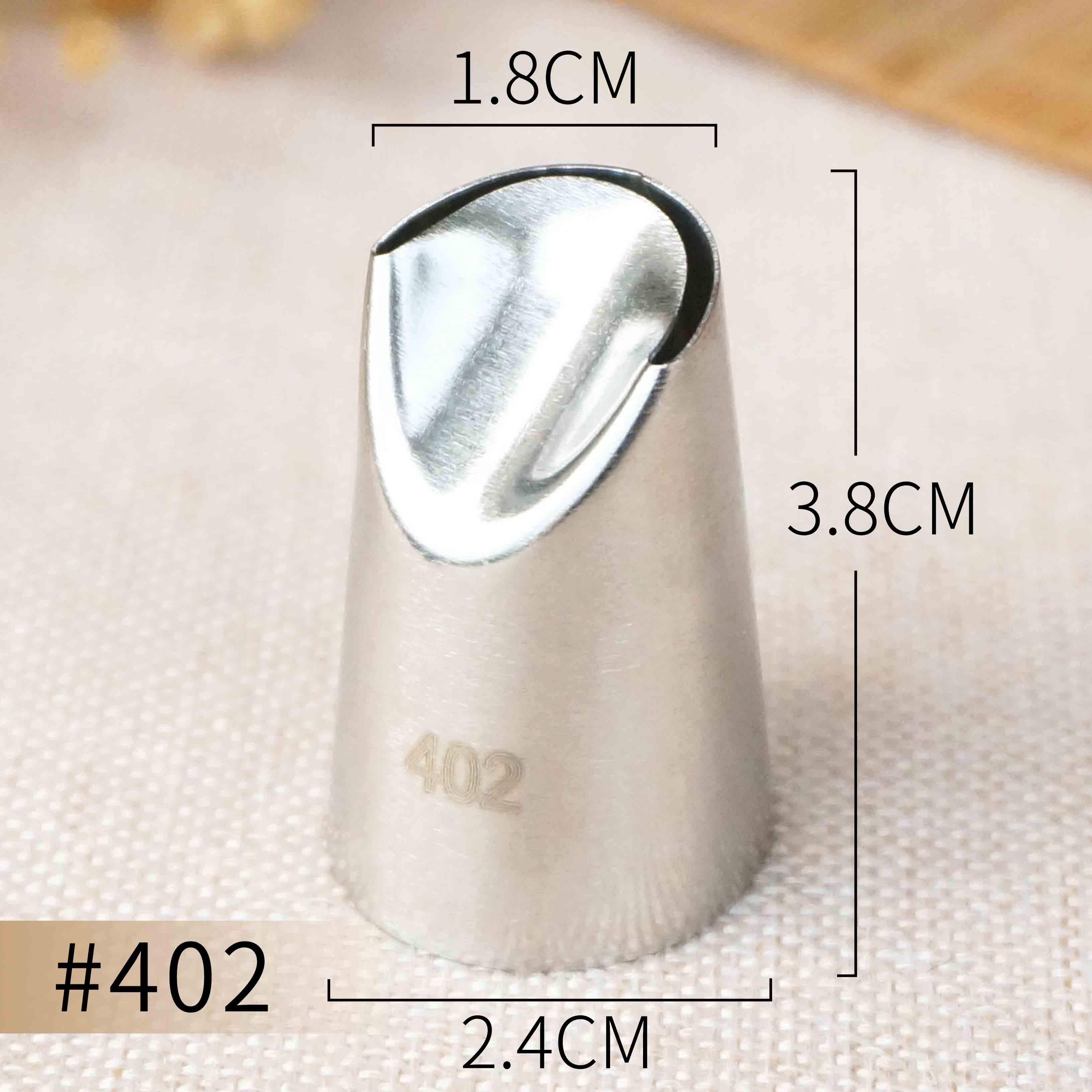 #402L Large Size Piping Nozzles Pastry Tip Stainless Steel Icing Tipa Cake Cupcake Decorating Tools Create Chrysanthemum Dahlia: 402