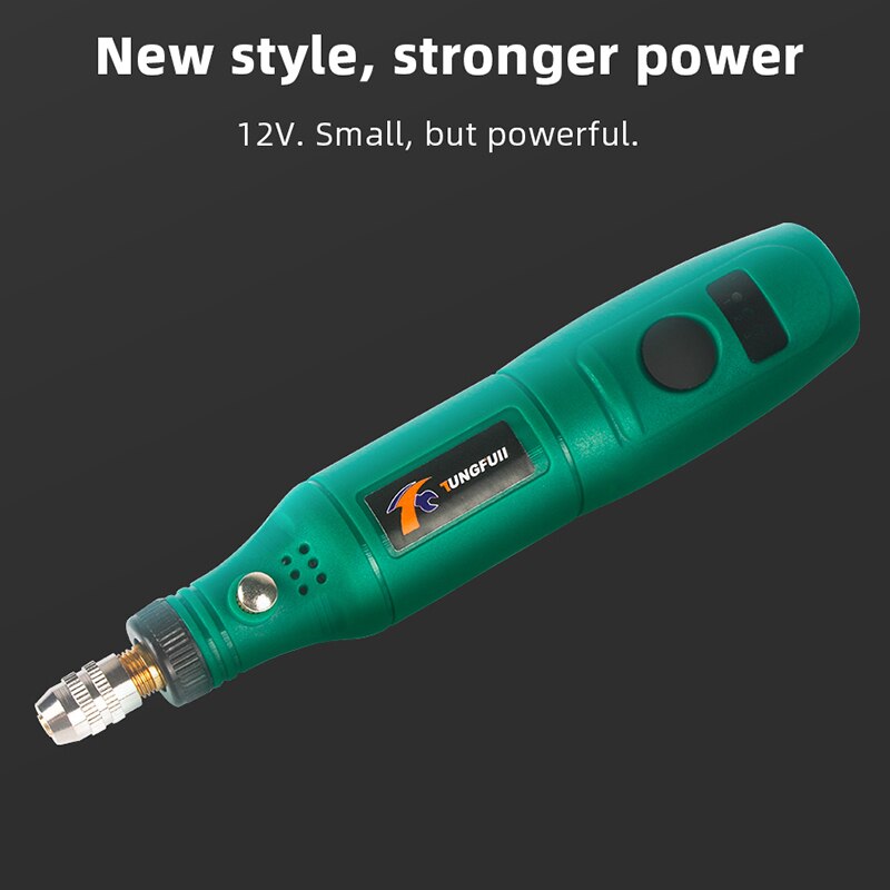 12V rectifieuse Mini vitesse Variable outils rotatifs Kit perceuse graveur stylo pour fraisage polissage