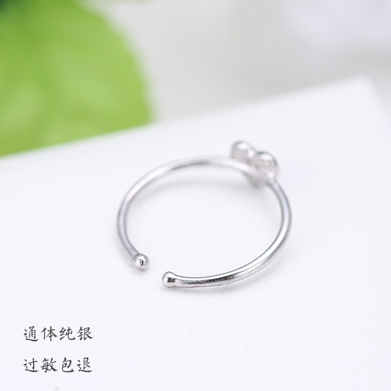 Trendy Zilveren Kleur Rood Liefde Hart Ringen Voor Vrouwen Bridal Wedding Engagement Sieraden Grote Opening Antieke Ringen