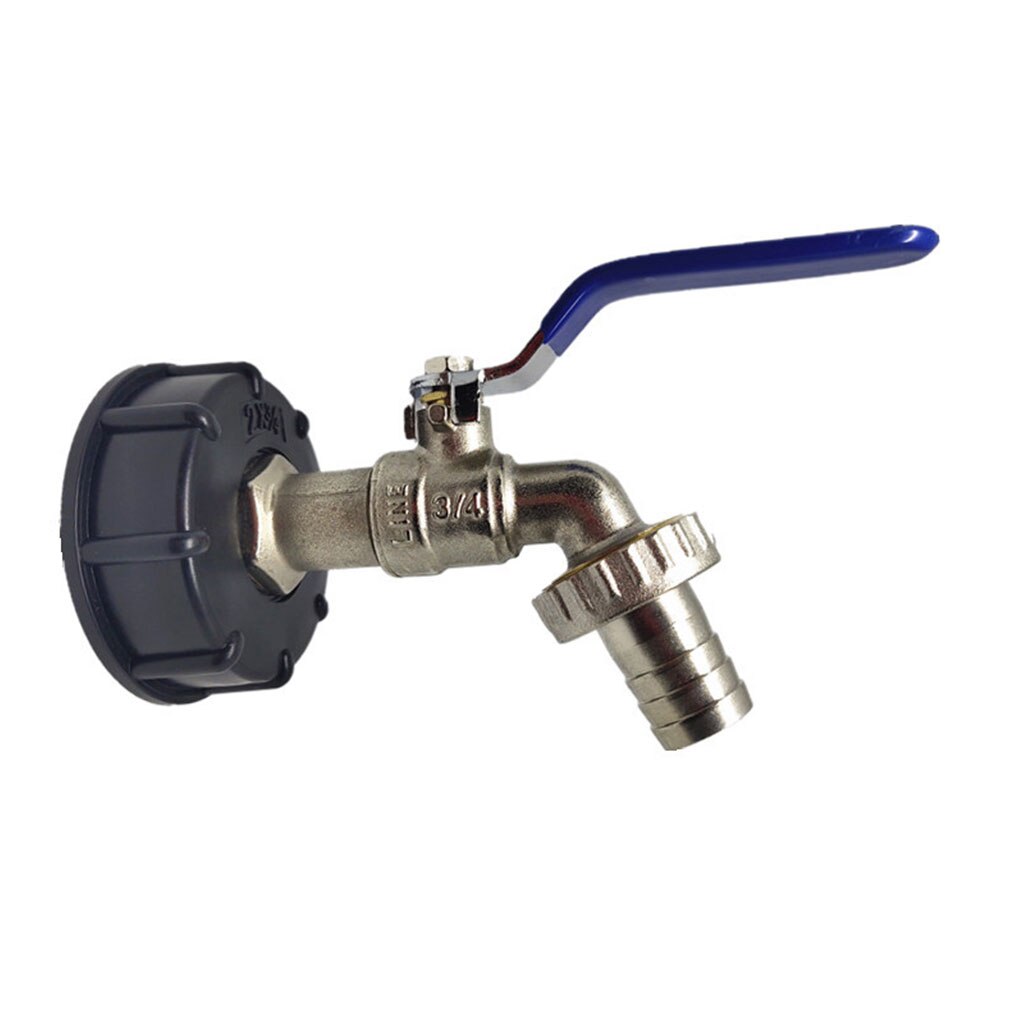 IBC Ball Spout Water Tap Rain Container Water Reservoir Dispenser Single Lever Brass Faucet Prevent Leakage Brass Spout: 02