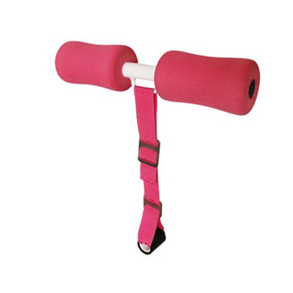 Barra de sentadillas para puerta, accesorio con ancla de puerta desmontable, acolchado, ayuda para abdominales y abdominales, herramientas de ejercicio, 5 colores: Rosa