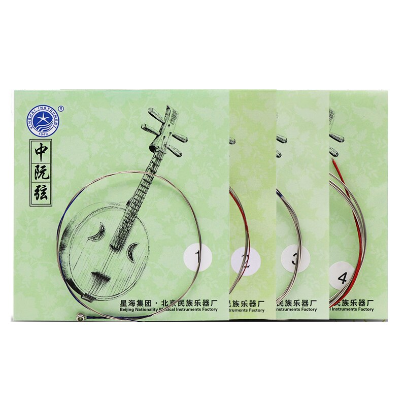 Xinghai Zhongruan Instrument Chinese Lute Strings Set Zhongruan Strings, #1 - #4 (4 Per Set)