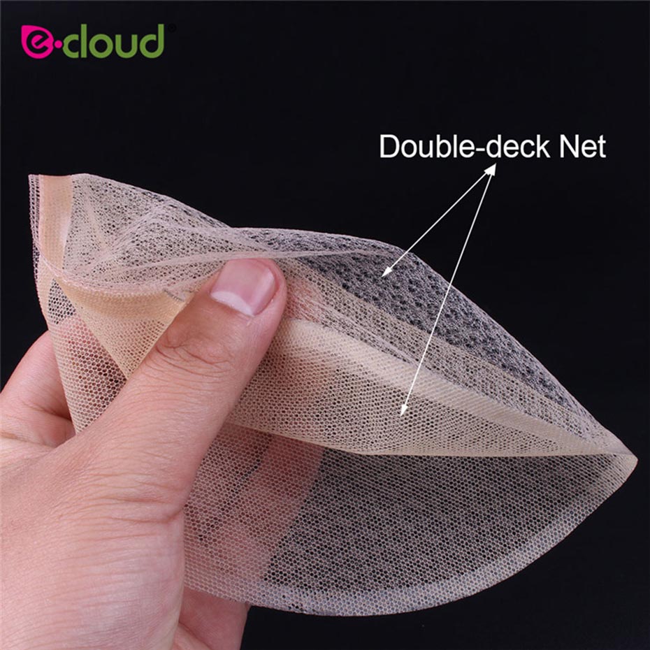 DIY Wide Gap Mono Net Top Front U Part Weaving Wig Cap Net Foundation Base Cap by Wig Base Tools Wig Net
