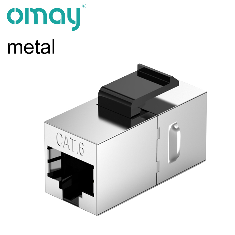 1 To 2 RJ45 Coupler Connector Cat6 LAN Ethernet Adapter Plug Network Extender Extension Cable for Female to Female: 1pcs / Metal