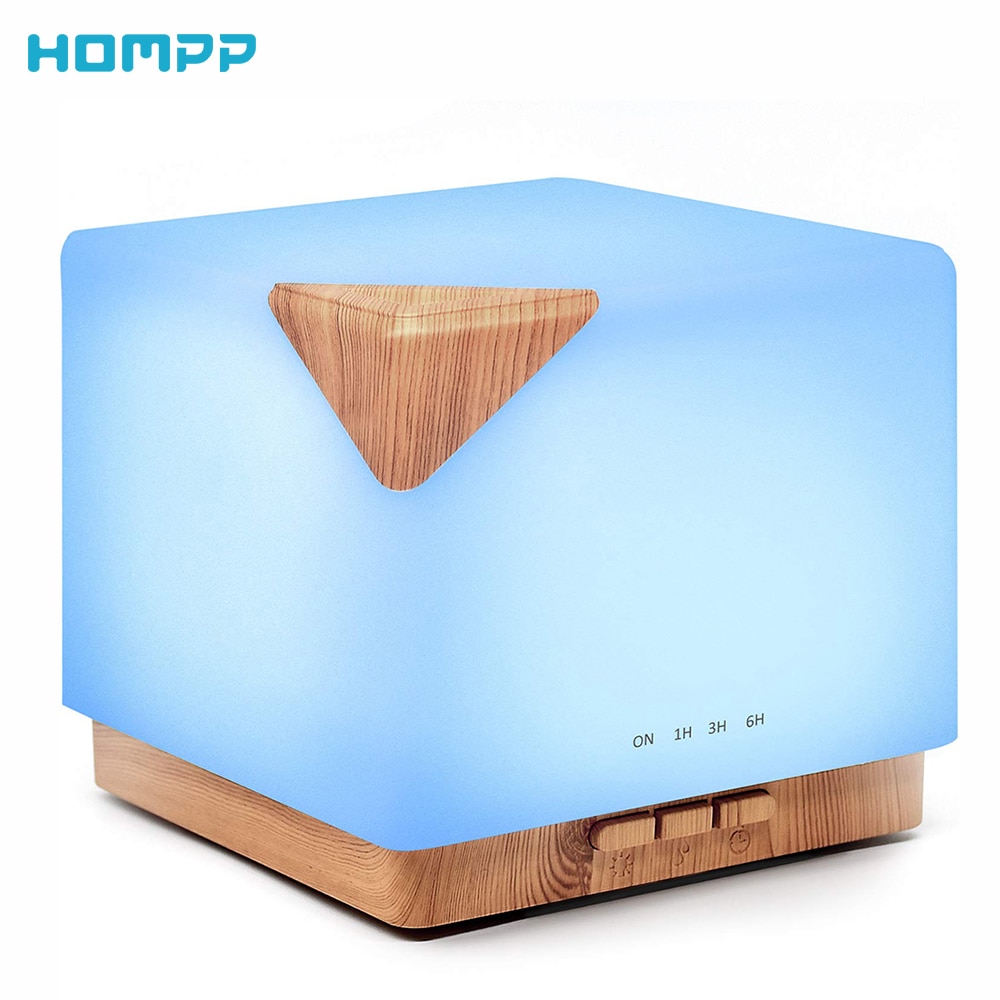Essential Oil Aroma Diffuser,Premium 5In1 Ultrasonic Aromatherapy Fragrant Oil Vaporizer Humidifier Auto Off Safety Switch 600ml