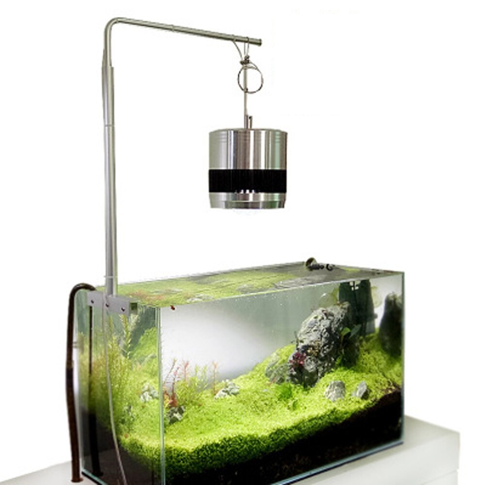 Soporte Universal de lámpara colgante de luz LED para acuario, accesorios de lámpara para acuario, suspensión de soporte de aluminio ajustable