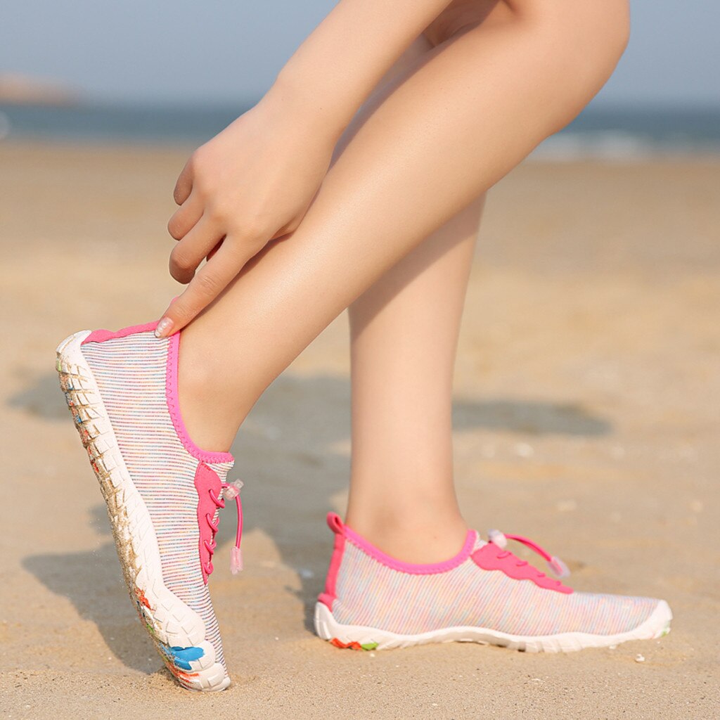 Unisex par udendørs afslappet sport vand sandaler sko strand barfodet hurtigtørrende vand svømmesko sneakers zapatos de mujer #g4