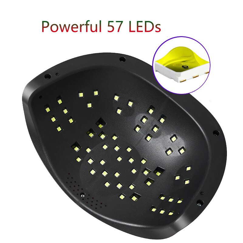 SUN X8 Max-Lámpara de uñas LED UV, secador de uñas de 120W, 57 LED, secado rápido, 10S, 30S, 60S, 99S, potente secador de uñas