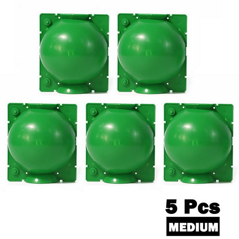 3/5/10pcs Plant Rooting Device High Pressure Propagation Ball High Pressure Box Grafting Breed Plant Rooting Ball Root Grow: Green medium five