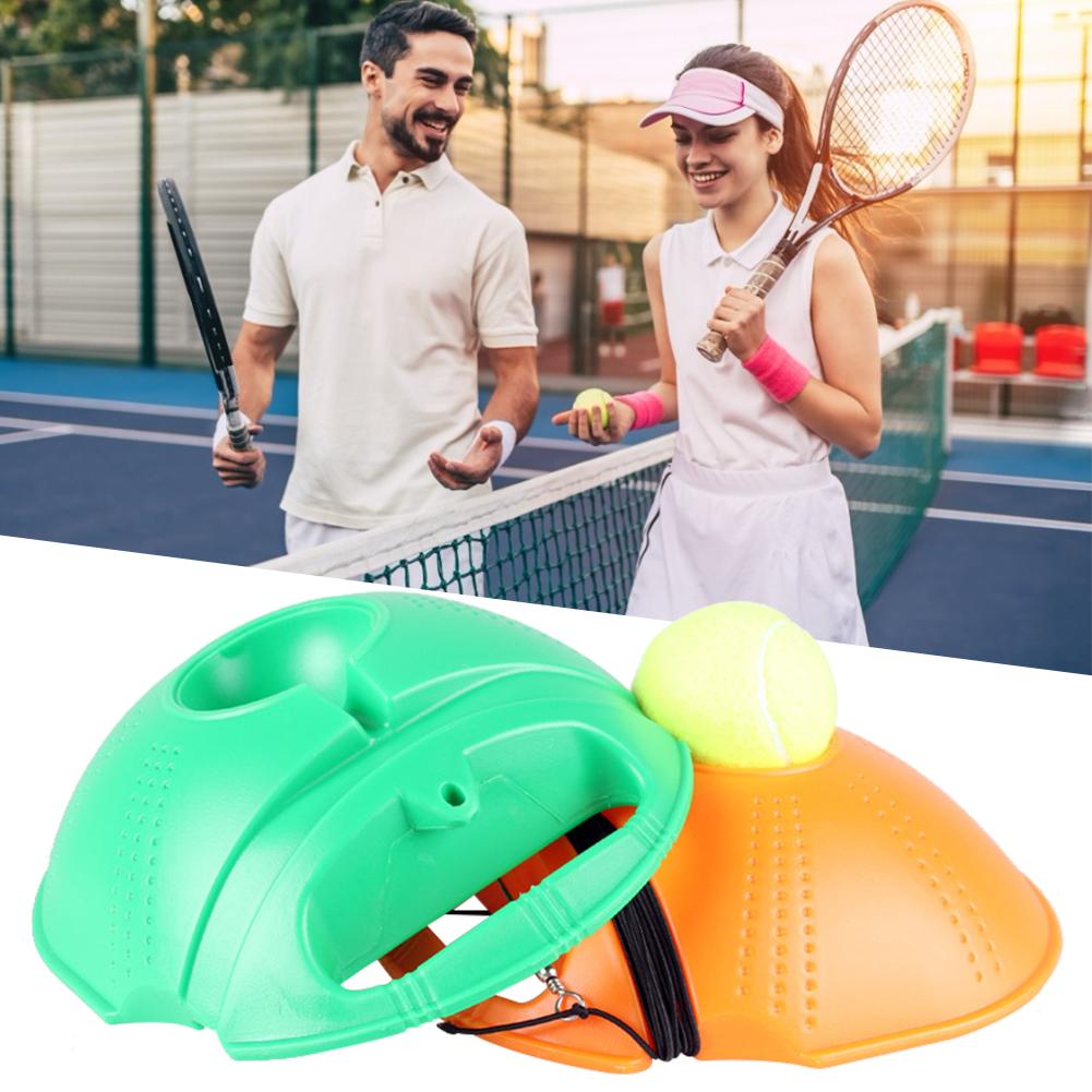 Tennis Training Rebound Ball Tennis Trainer Practice Training Tool Baseboard Sparring Device With Rope