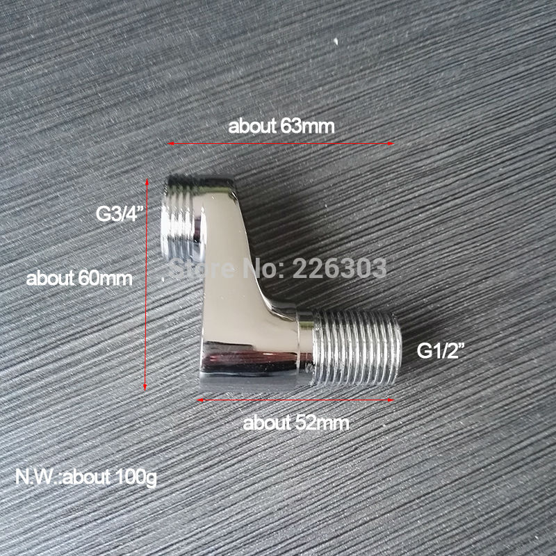 brass faucet accessories extend in-wall nuts for wall mounted faucet install distance fitting