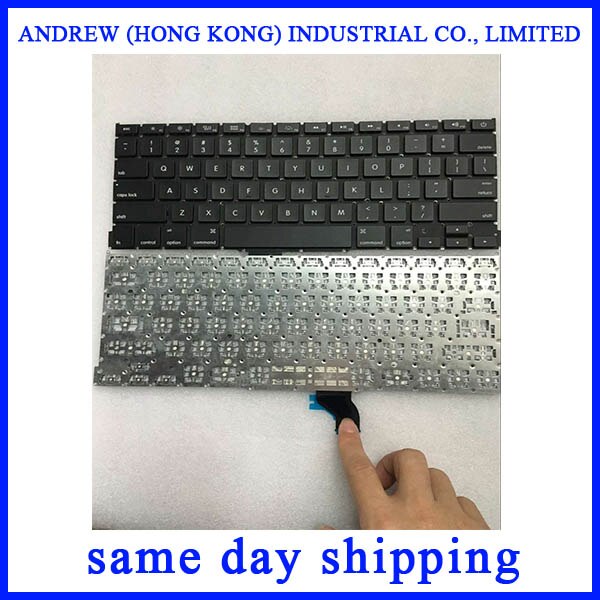 Brand A1502 US Keyboard for Macbook Pro Retina 13" A1502 Keyboard US Standard EMC2678 EMC2875 EMC2835