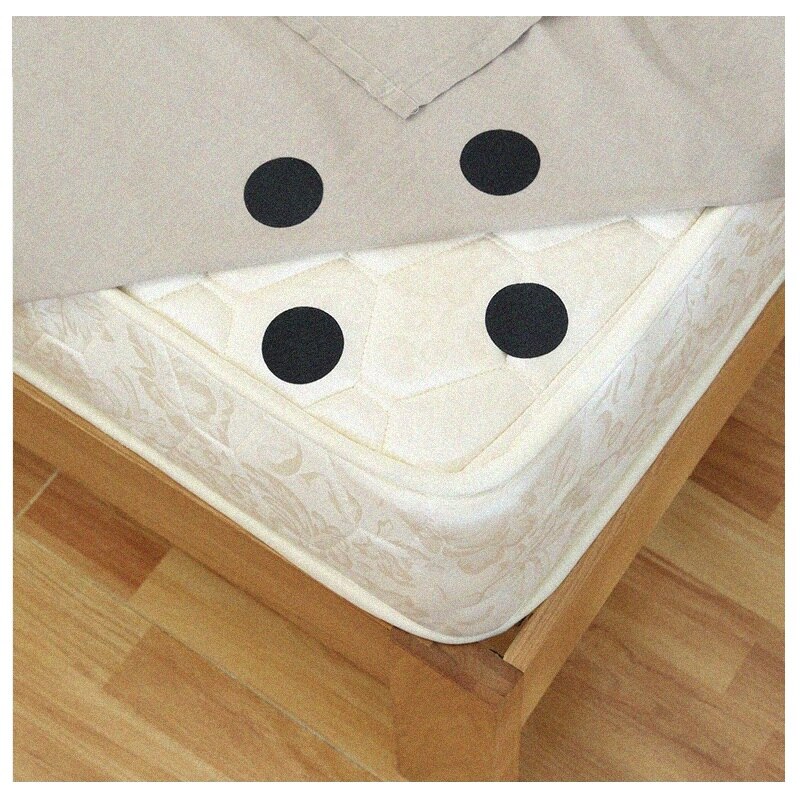 Anti-curling tæppe tape tæpper gripper velcro fastgør tæppets sofa og lagner på plads og hold hjørnerne flade sugekop