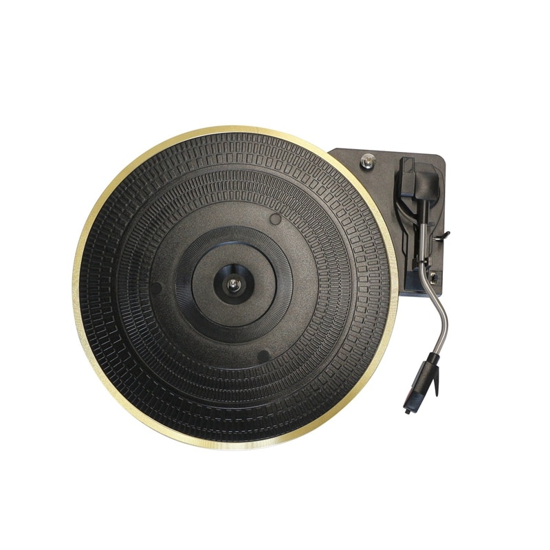 AAAE Top-28Cm Metal Turntable 33/45/78Rpm Automatic Curve Arm Return Record Player Turntable Gramophone for Lp Vinyl Record Play: Default Title