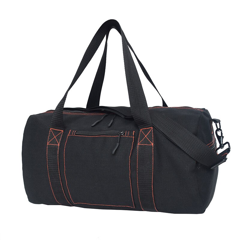 Heren canvas sporttas fitness handtas zwart dames reis schoudertas tas gymtas outdoor tas sac de sport  xa219d