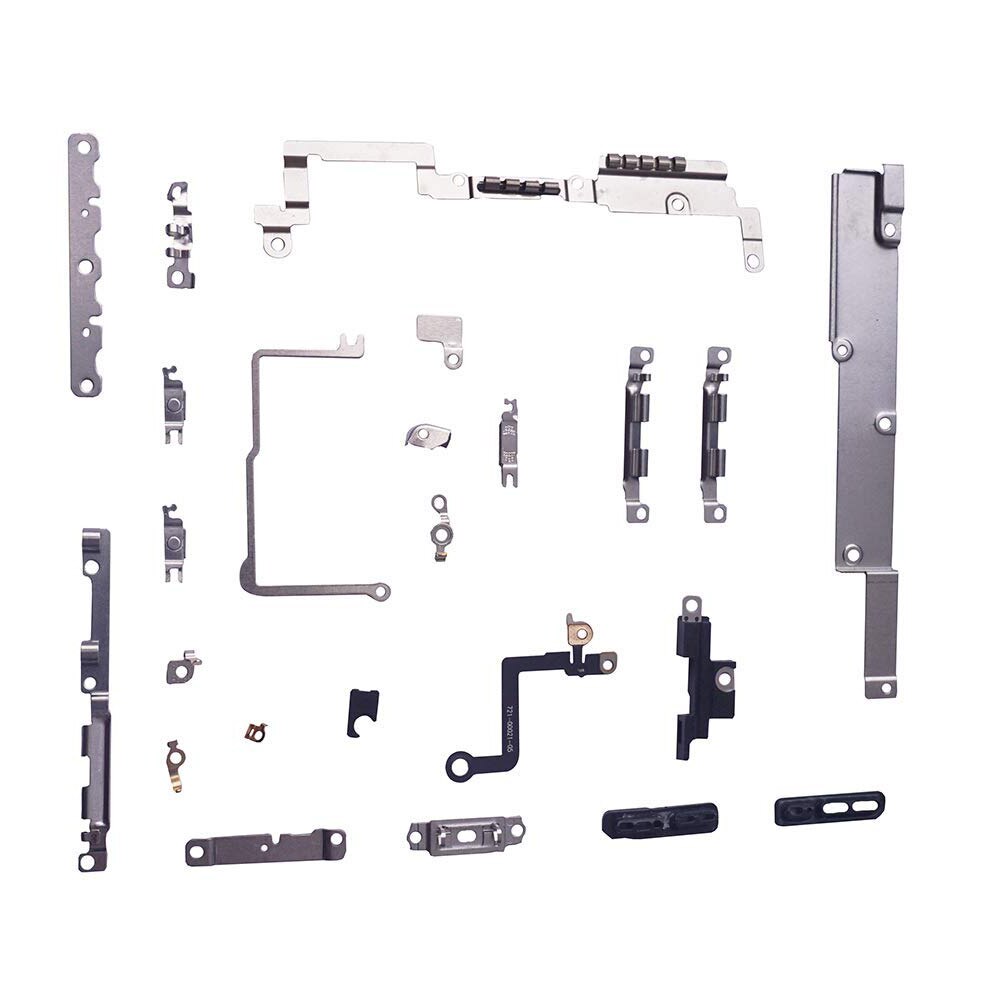 Parti interne della copertura della staffa della piastra metallica per iPhone X XR XS Max sostituzione inclusa Set completo di viti e impermeabile