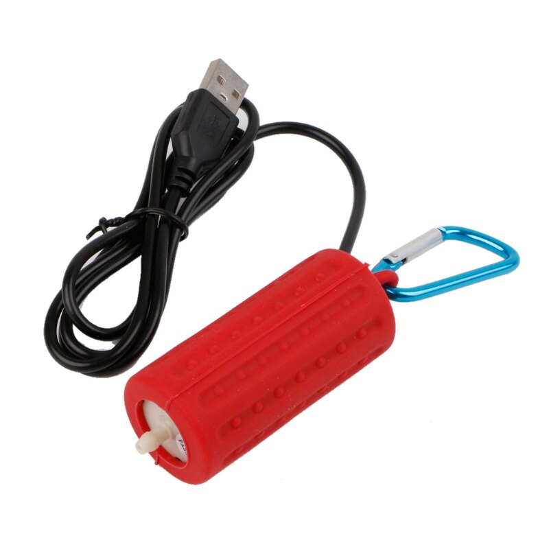 Bärbar mini usb akvarium akvarium syrgas luftpump tyst energi spara kompressor