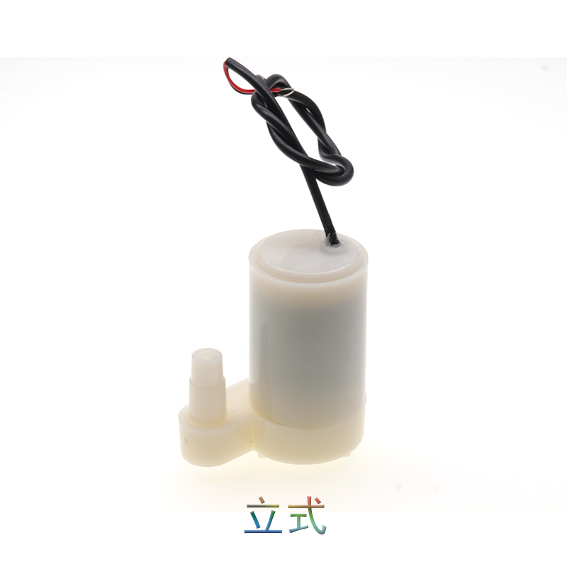 DC Lille Vandpumpe Mini Nedsænkelig Pumpe - 3V/5V/6V/9V/12V Vandpumpe Vandret/Lodret: Lyserød