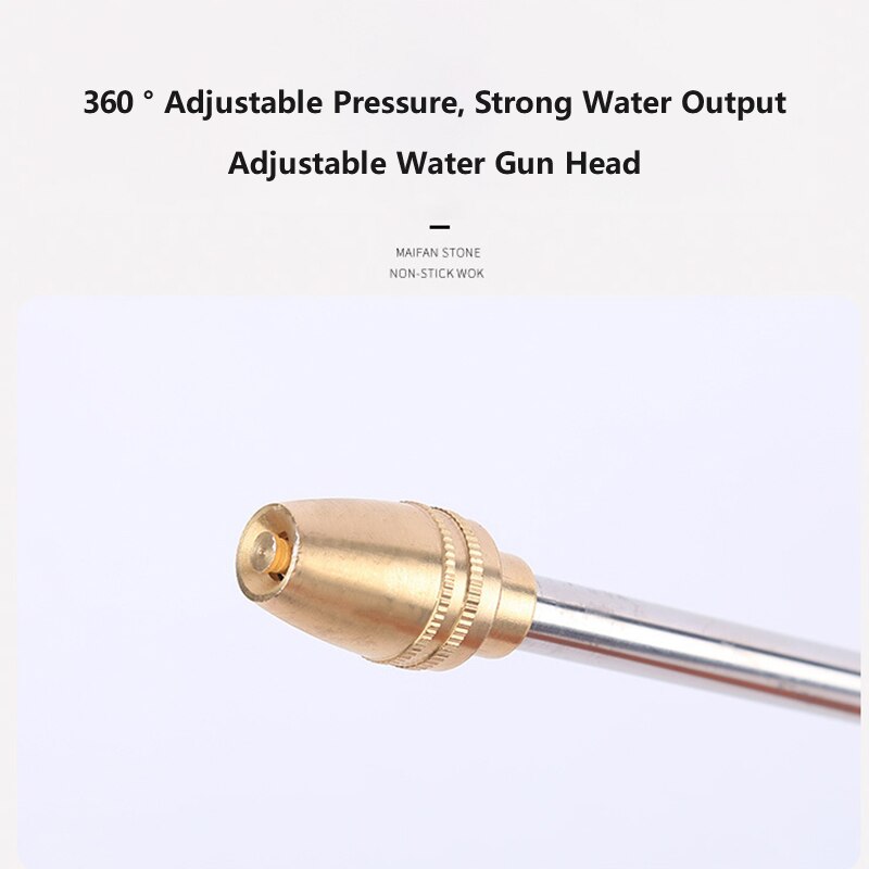 High Pressure Water Spray Gun Metal Brass Nozzle Garden Water Pipe Lawn Car Wash Car Spray Gun Cleaner