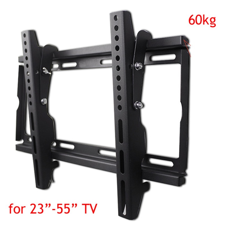 PTB-605SH 23"30"40"55" wall mount tv bracket 50" metal 60kg vesa 400x400 Panel LCD TV Wall Mount tilt up down 15 holder