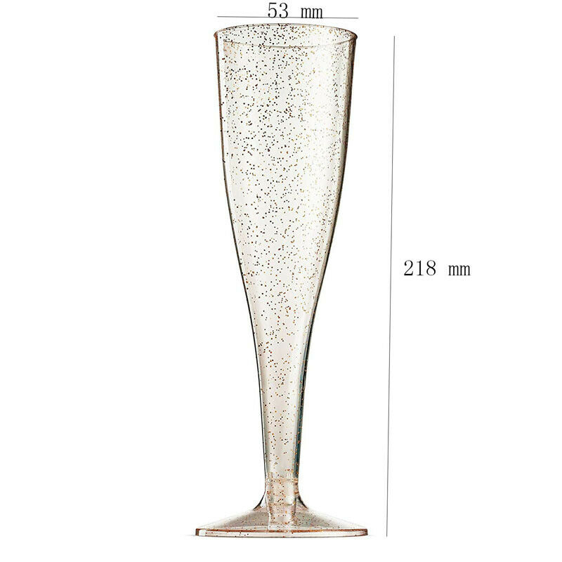 5 x plast champagne prosecco flöjter glas 175ml ett stycke flöjt glas vinglas fest bröllop flöjt bägare cocktail kopp