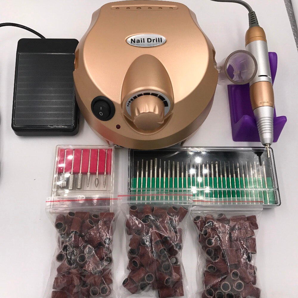 30000 RPM Pro Electric Nail Art Boor File Bits Machine Manicure Kit Professionele Salon Thuis Nail Gereedschap set