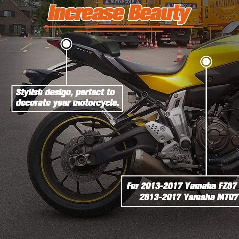 De la motocicleta cubierta para el asiento trasero carenado cola para Yamaha FZ-07 MT-07