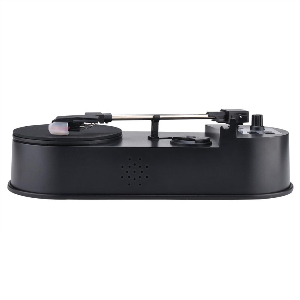 Convertidor de reproductor de tocadiscos a MP3, 33/45RPM, para guardar discos de música de vinilo a tarjeta TF/USB, altavoz incorporado, sin necesidad de PC