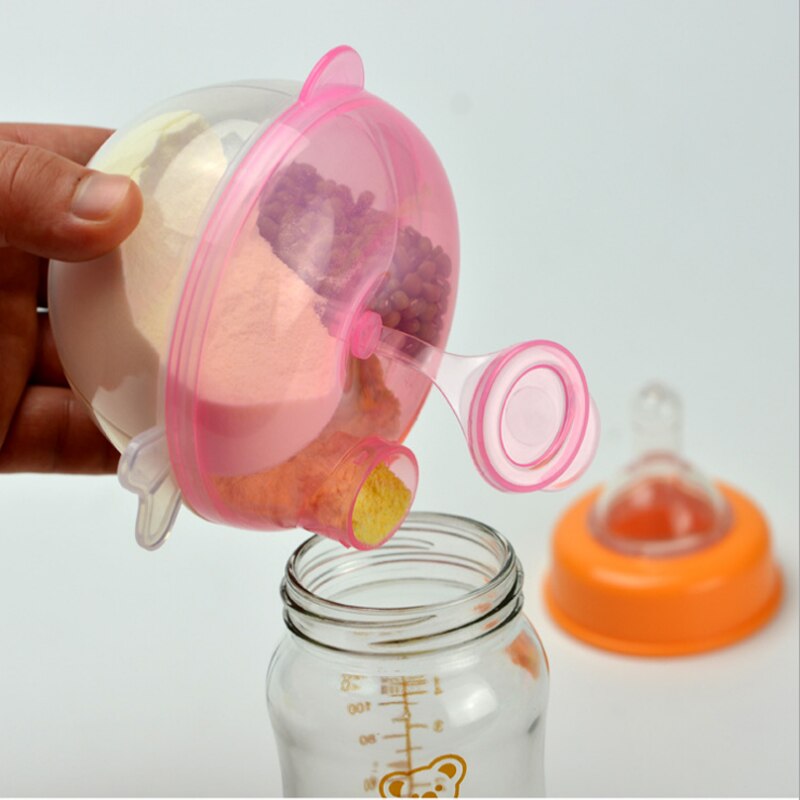 Baby mælkepulver beholder bærbar formel mad opbevaring dispenser mad mælkepulver flaske boks dispenser container opbevaring