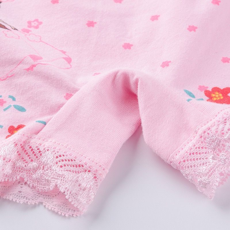 4 pz/lotto pantaloncini di sicurezza di alta qualità intimo morbido cotone elastico Leggings ragazze pantaloni di pizzo 2-10Y