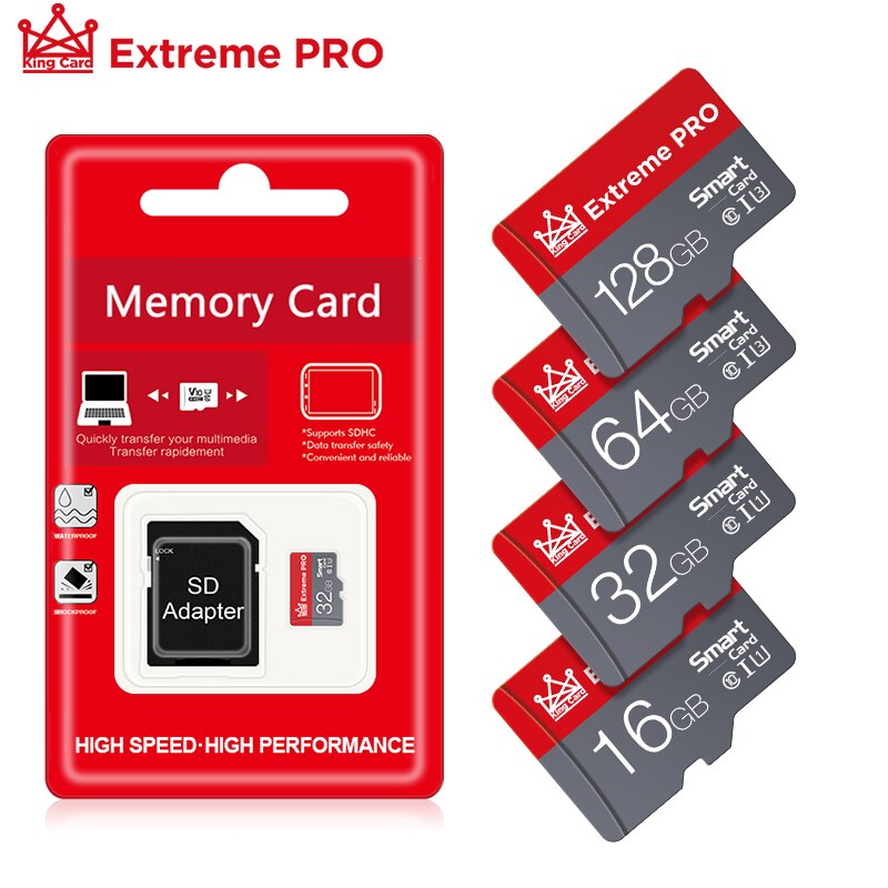 Microsd di memoria istantanea della classe 10 di 10 pz/lotto Micro schede di deviazione standard TF 4 8 16 32 64GB Microsd di memoria 4GB 8GB 16GB 32GB 64GB per Smartphone