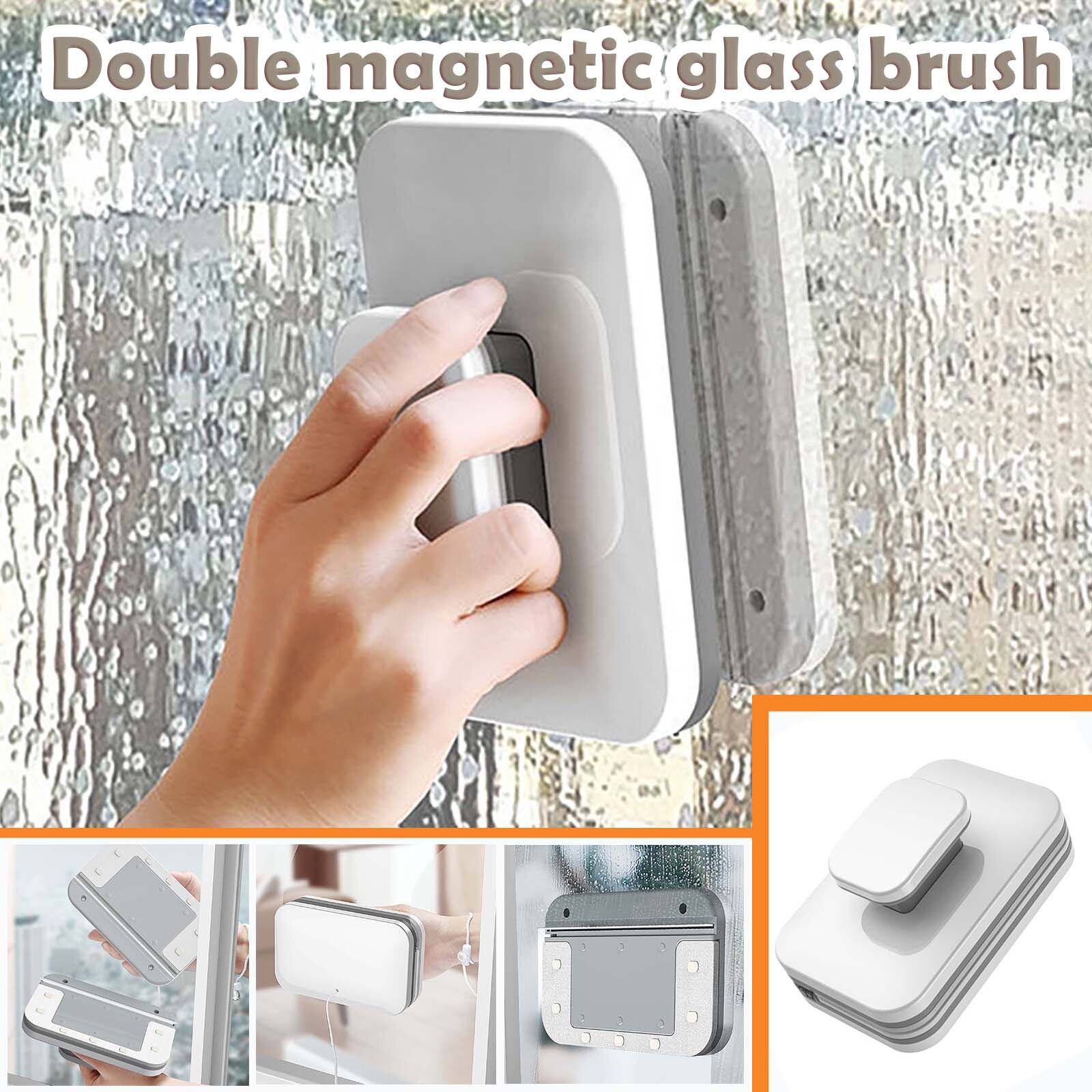 Magnetic Window Glass Cleaner Glass Surface Wiper Double Sided Magnetic Cleaning Tool Sponge Window Cleaner Washing Tools