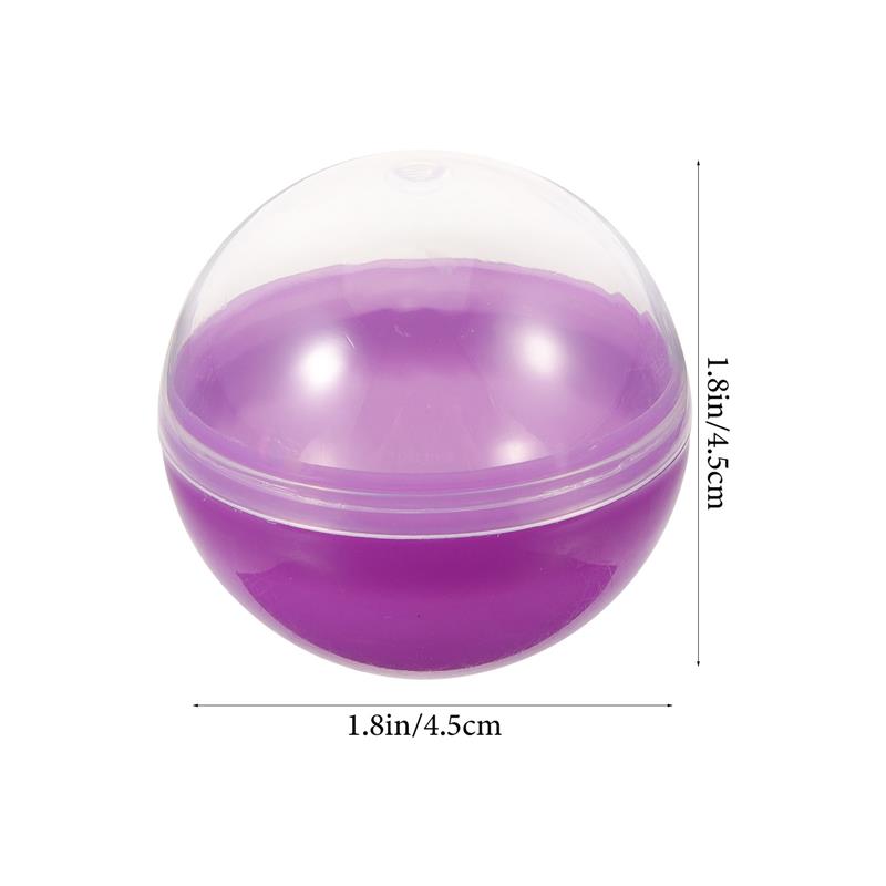 50 Uds bola rellenable máquina expendedora vacía cápsulas contenedor a granel máquinas redondas contenedores de plástico 45MM
