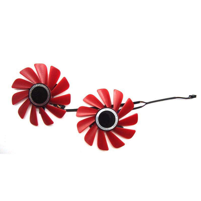 Firstd 85mm fdc 10 u 12 s 9-c 0.45 ampeerin jäähdyttimen tuulettimen vaihto xfx  rx 560d 570 580 vga näytönohjaimen jäähdytystuulettimiin: Gules