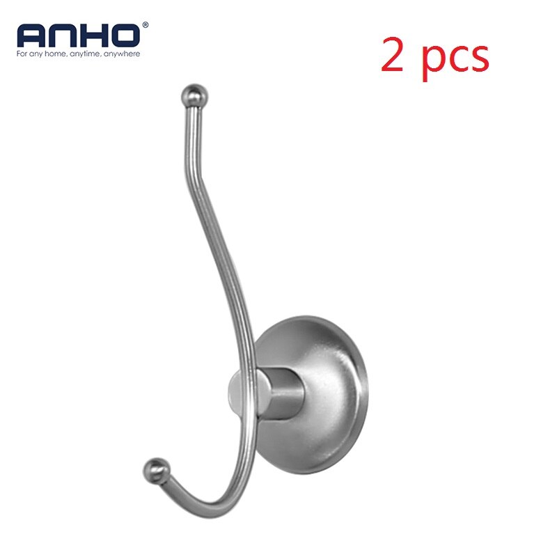 Rvs wall mount handdoekring badkamer accessoires Ronde handdoek houder Badkamer Handdoekenrek Hanger: Hooks 2
