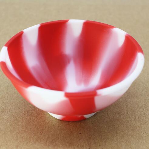 Silicone Mini Bowl Silicone Bowl Baby Solid Food Bowl Kitchen Seasoning Bowl Mask Dishes Children's Products: Colorful Red
