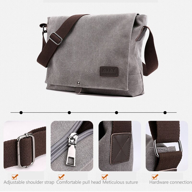 leinwand Mann Täglich Tragen Tasche Kleine Männer Schulter Tasche Lässig Reise herren Umhängetasche Luxus Männlichen Bote Taschen