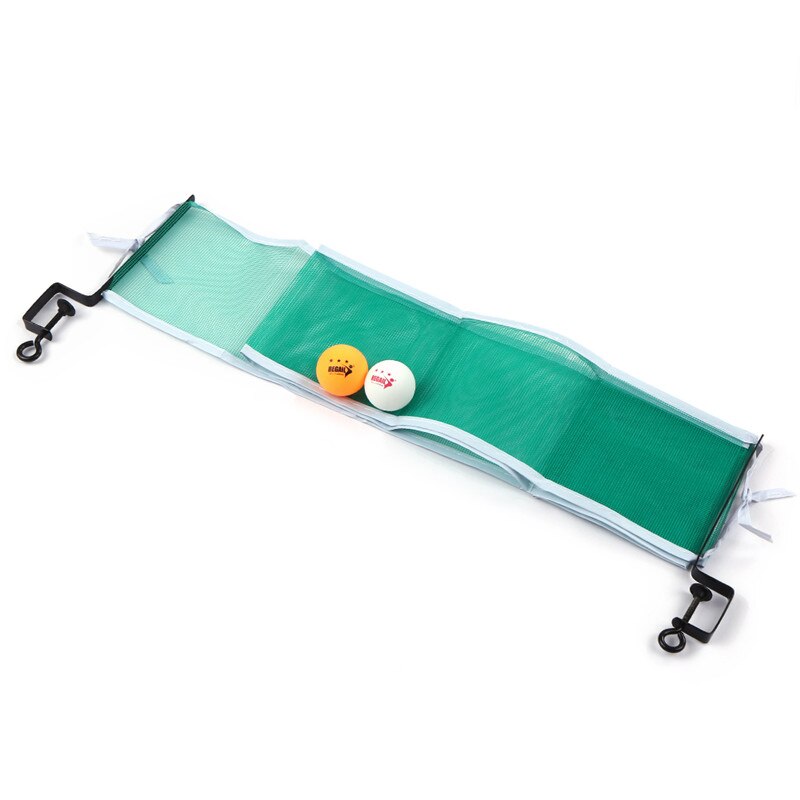 Portable Table Tennis Net Set Ping Pong Ball Fix Equipment Table Tennis Ball Training Accessories