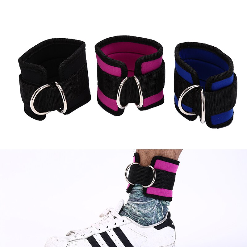 Sports Ankle Protector D-ring Ankle Strap Belt Multi Gym Leg Pulley Strap Fitness Exercise Equipment