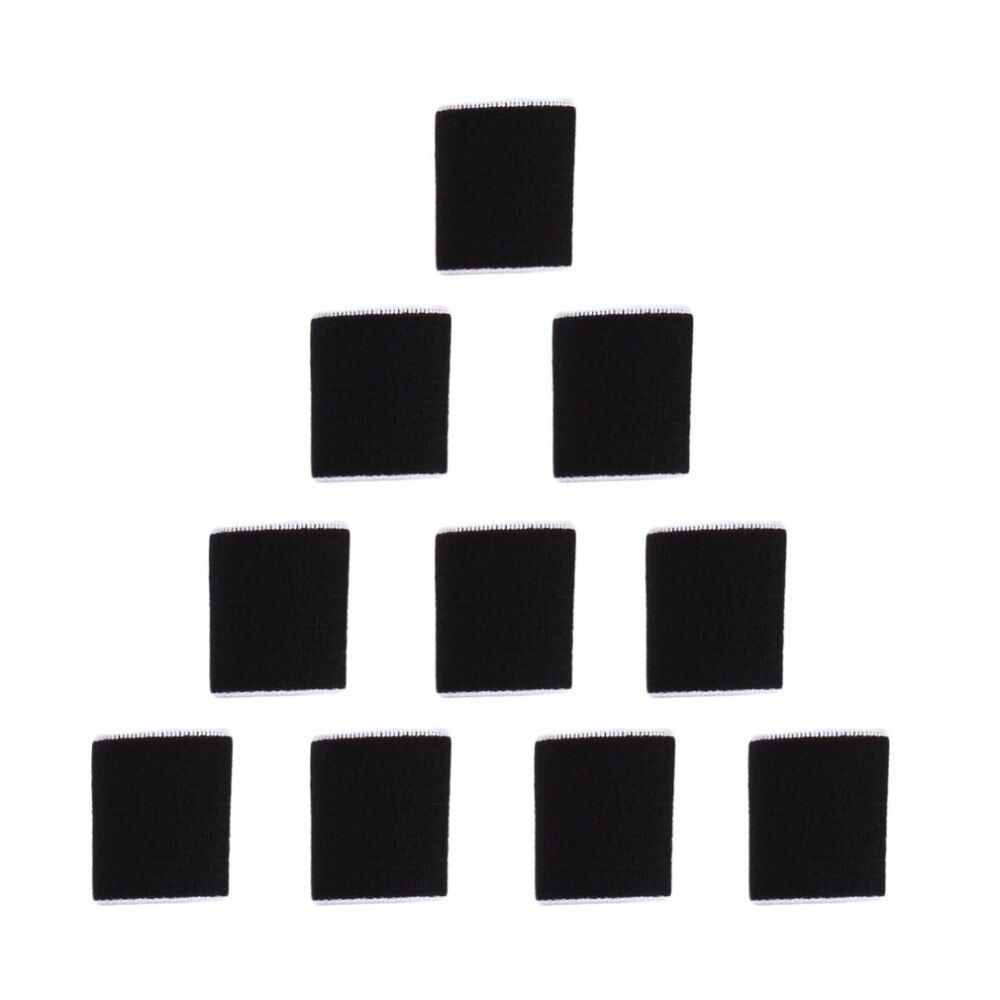 10Pcs Finger Bands Brace Support Sleeve Gym Sports Volleyball Basketball